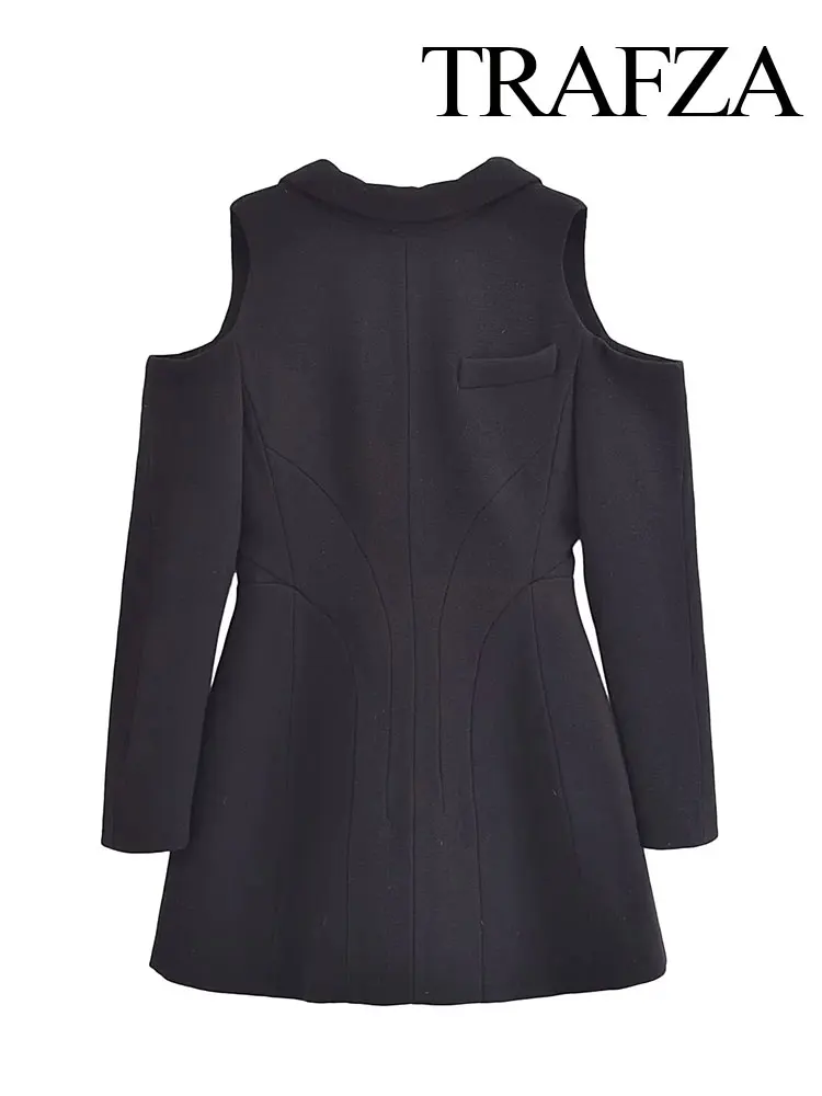 Женское платье-блейзер с длинным рукавом