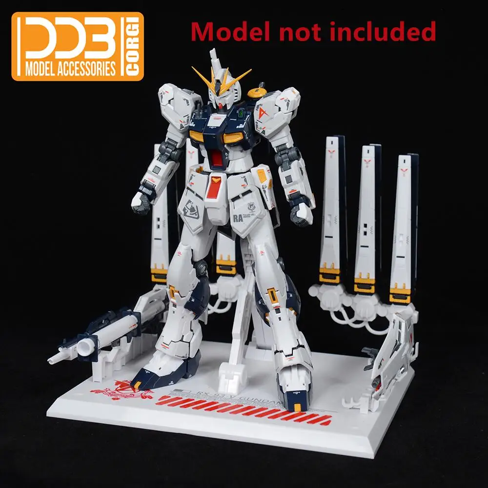 Фото Держатель аксессуаров для модели DDB для HG/RG 1/144 RX-93-V Nu Mobile Suit, экшн-фигурка, модель для хобби, сделай сам, поддержка дисплея, подставка, основание №2