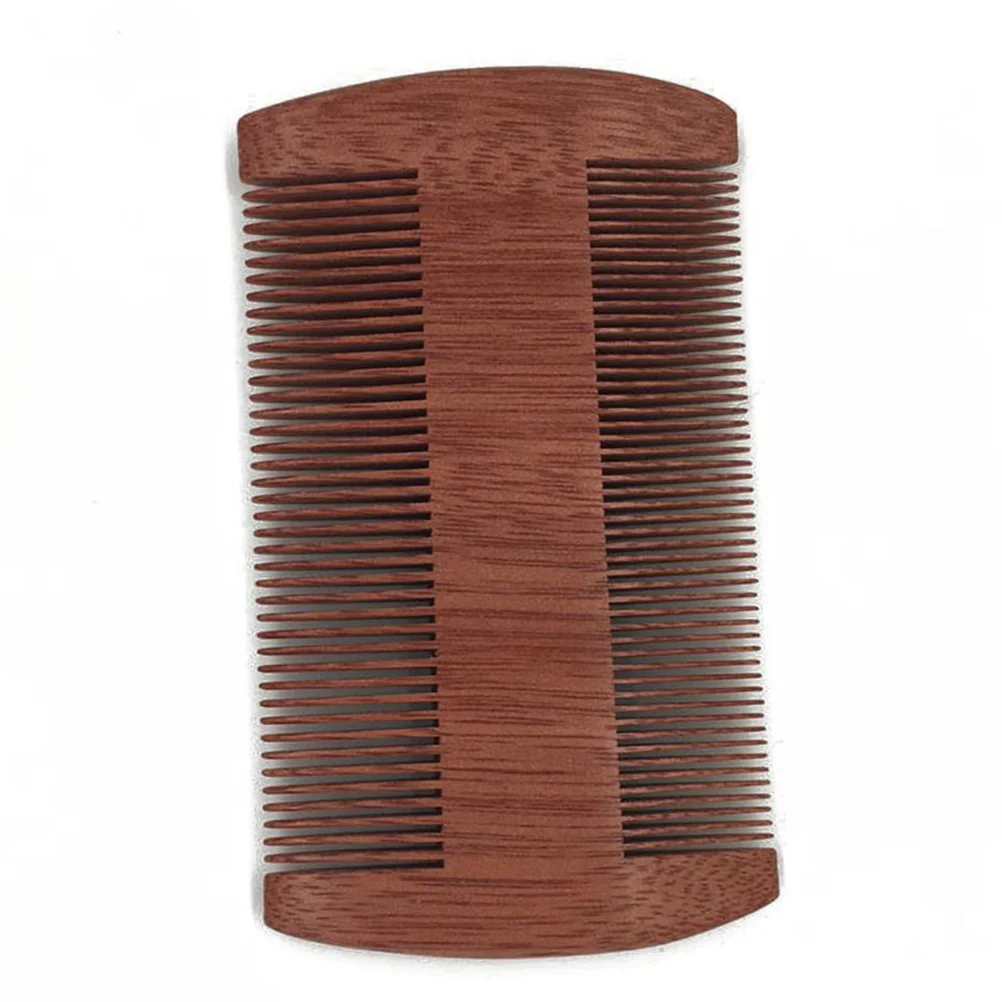

Anti-static Dual Action Healthy Green Sandalwood Mustache Comb Fine Teeth Wooden Comb Comb