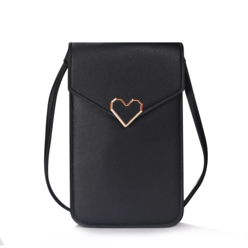

Bag for Women Touch Screen Cell Phone Purse Smartphone Wallet Shoulder Strap Handbag PU Leather Casual Solid Crossbody Bags