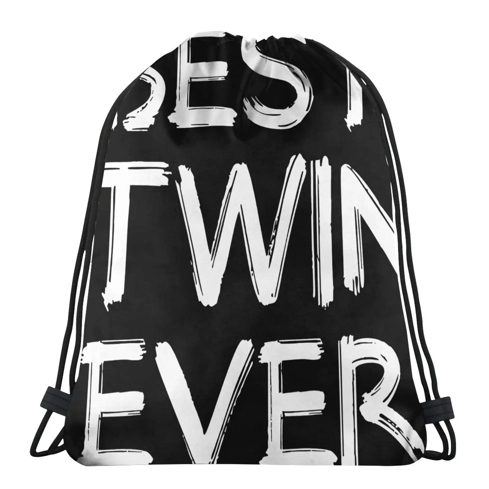 

Best No1 Twin Ever Happy Day Bag String Backpack Child Sports Bag Bags-Bags Rope Bag Backpack Bag School Shoe Bag Custom Pouch