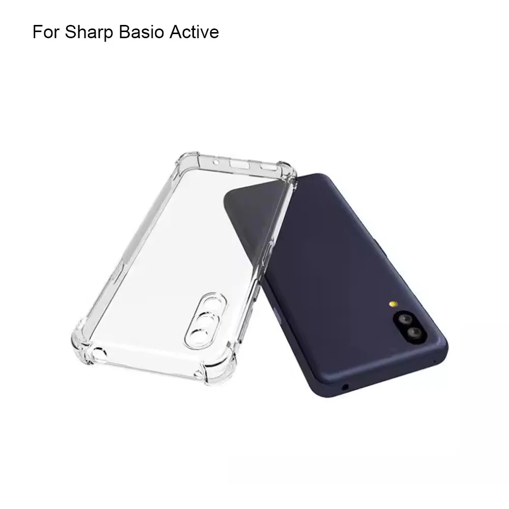 Фото Чехол для Sharp Basio Active, прозрачный защитный чехол A201SH SHG09 Basio Active2 SHG12, противоударный силиконовый чехол Coque Fundas №3