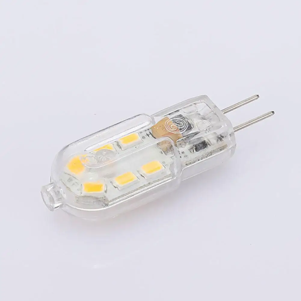 

Светодиодная лампочка G4 SMD2835, сменный галогенный светильник холодного и теплого белого света, 12 В постоянного тока, 1 Вт, A2M9