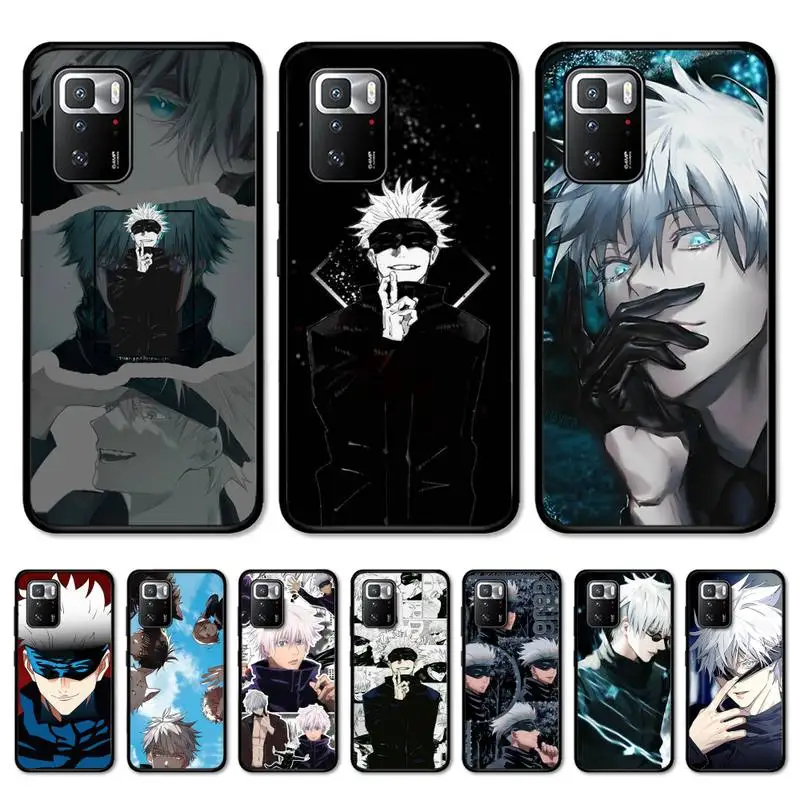 

Jujutsu Kaisen Gojo Satoru Phone Case for Redmi 5 6 7 8 9 A 5plus K20 4X S2 GO 6 K30 pro