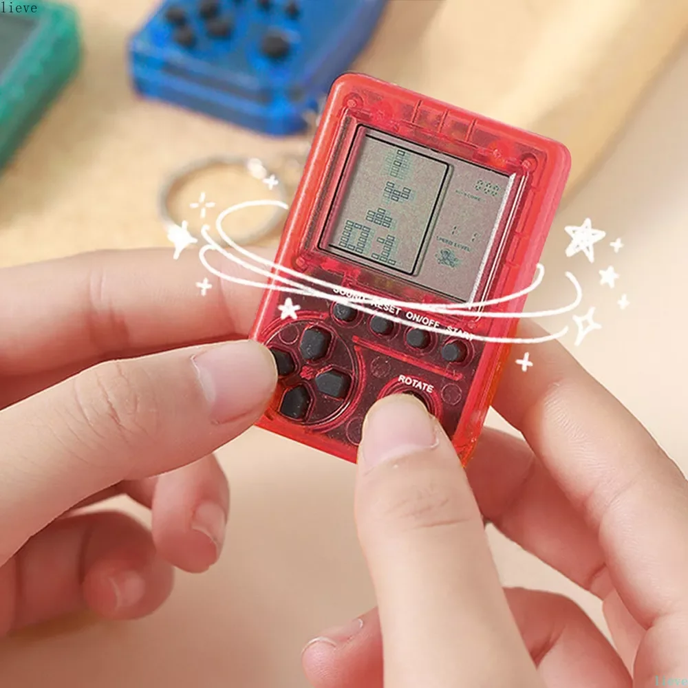 

New Mini Console Game Machine Childrens Handheld Nostalgic Mini Game Console With Keychain Classical Game Kids Children Gifts