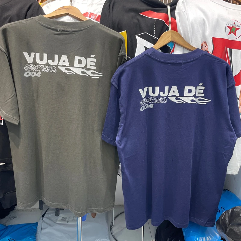 

Новинка 2023, футболка VUJADE для мужчин и женщин, летние футболки большого размера, футболки y2k