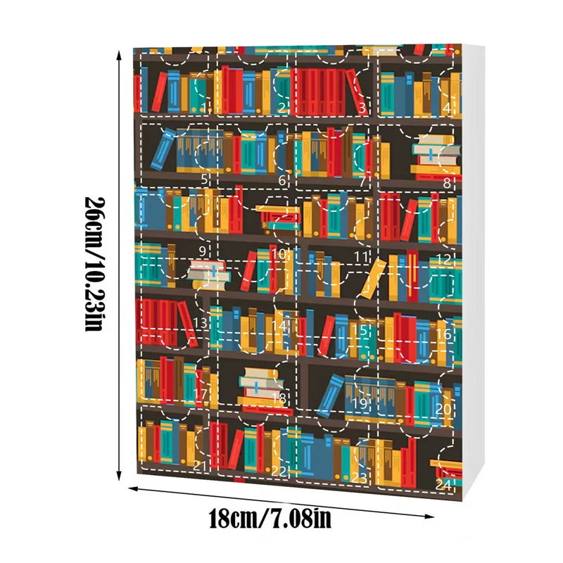 Рождественский адвент-календарь 2025 подарочная коробка креативная акриловая