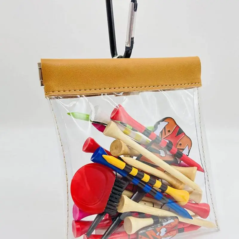 

Golf Pouch Bag Golf Tees Bag Easy To Carry Durable Lightweight Golf Ball Storage Bag For Outdoors Sports Golf Accessories