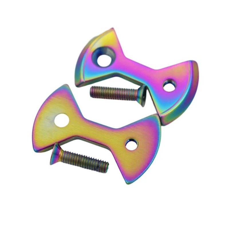 1 комплект титановая блокирующая педаль для велосипеда пластина велосипедной