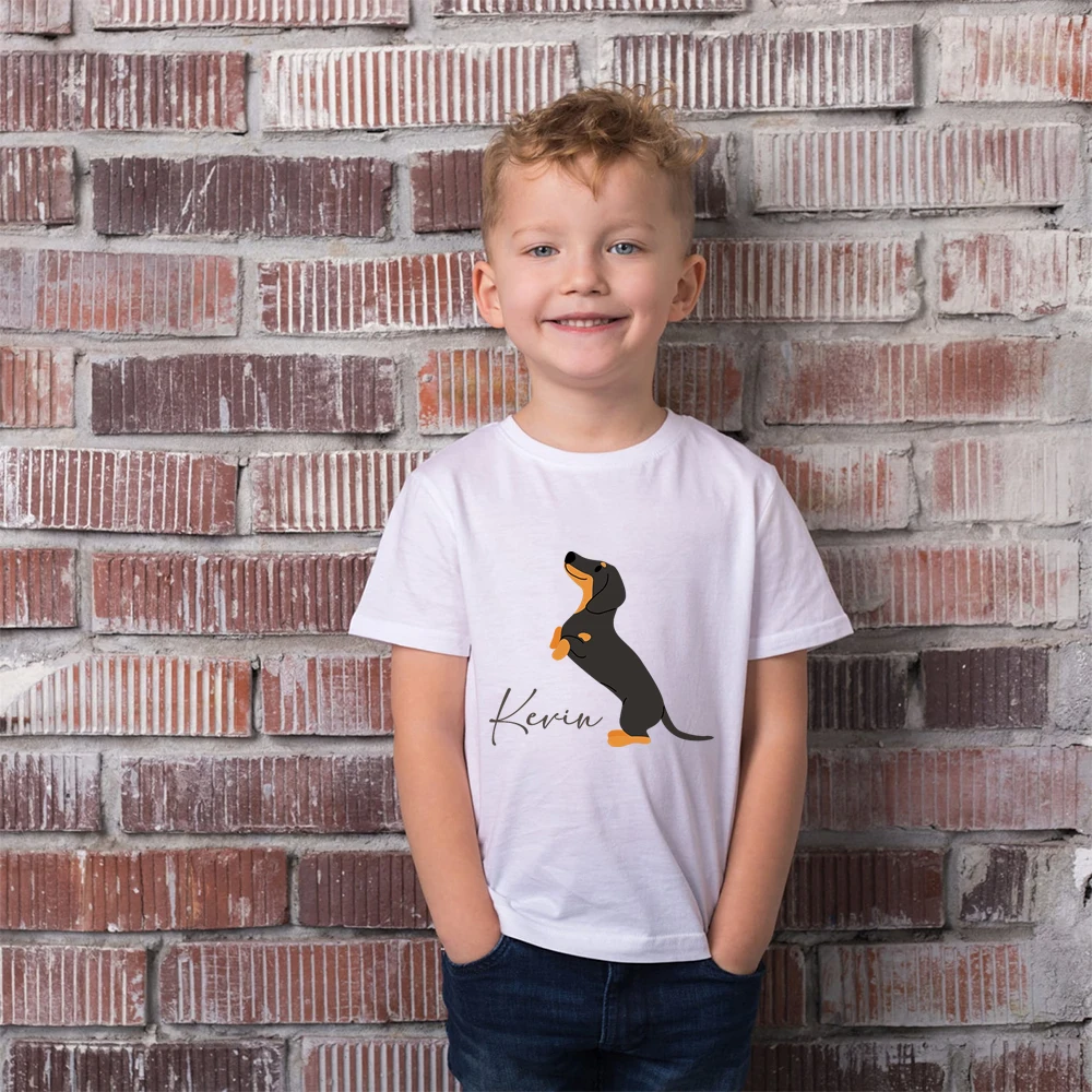 

Summer Fashion Kids Name T-Shirt Boys T-Shirt Girls Clothes Printed Cartoon T-Shirt Kids Clothes