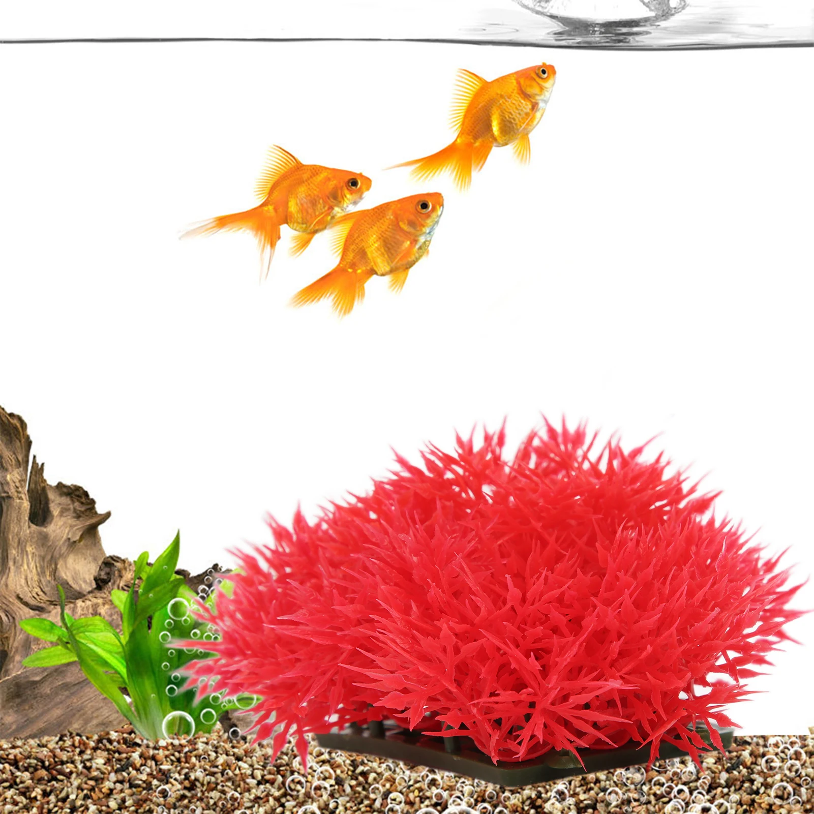 

3pcs Aquarium Artificial Simulation Water Plants Unerwater Plastic Water Grass Wonderful Landscape Decoration