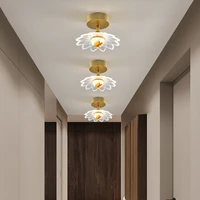 led gold lamp modern ceiling chandeliers for living room hallway fixture dining room bedroom indoor kitchen led chandelier aisle