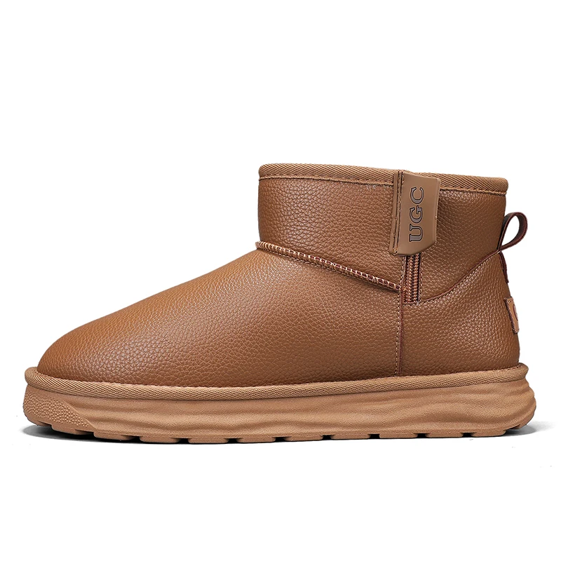 UGC брендовые непромокаемые зимние ботильоны мужская зимняя хлопковая обувь