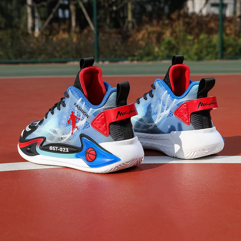 Kids Brand Basketball Shoes Children's Fashion Sports Shoes Breathable Boys Sneakers Non-slip Girls Casual Walking Shoes Tenis