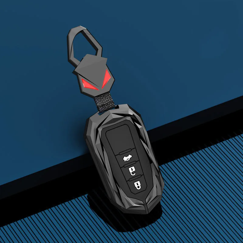 

High Quality New Car Key Case Shell Full Cover For Toyota Crown Highlander New Camry RAV4 Carola Leling Prado 2020 Accessories