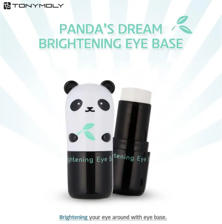 

TONYMOLY Panda's Brightening Eye Base 9g Face Makeup Concealer Care Massager Moisturizing Whitening Cream Korea Cosmetics