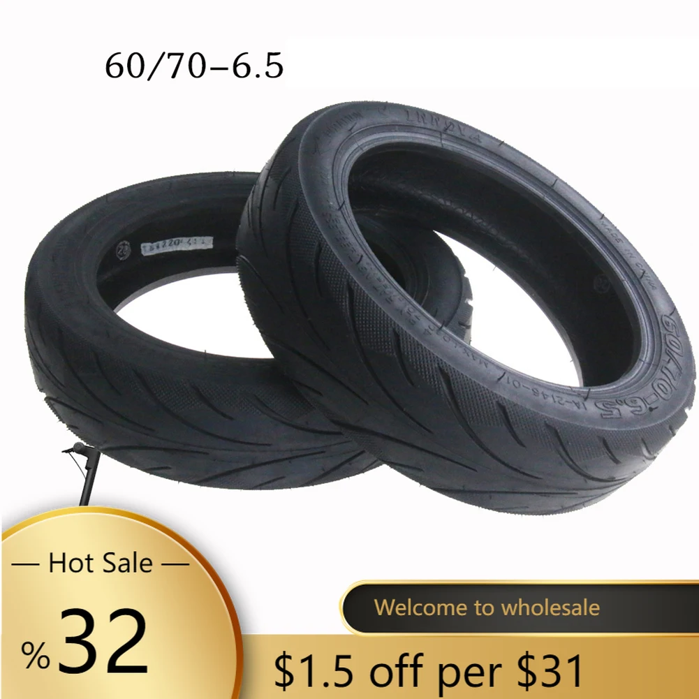 

For Ninebot Max G30 60/70-6.5 Black Vacuum Outer Tire Front Rear Wheel Tyre Parts Electric Scooter Skateboard Accessories Part