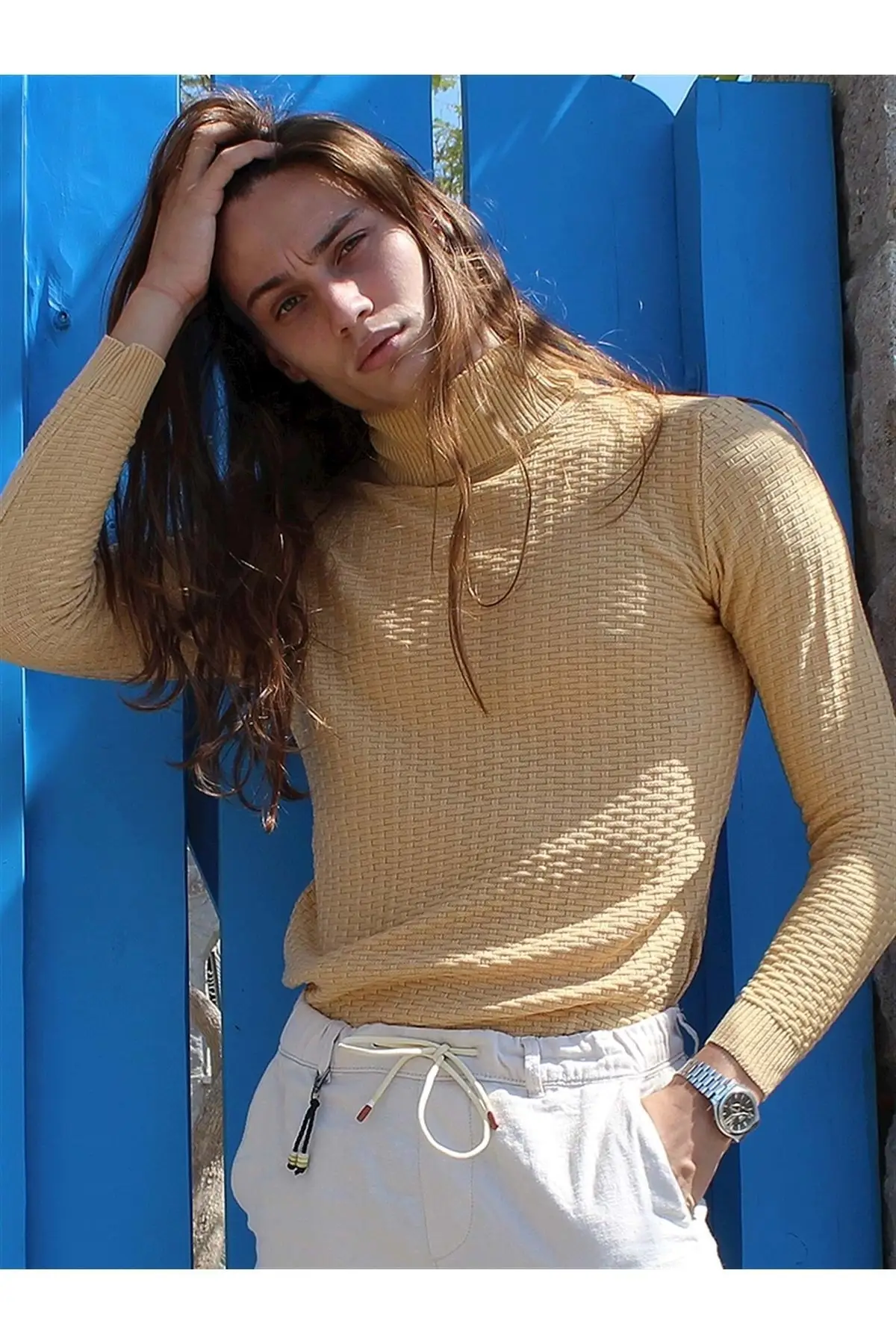 

Women's Knit Sweater Camel Cart T018 US02054 Women Muslim Sweater