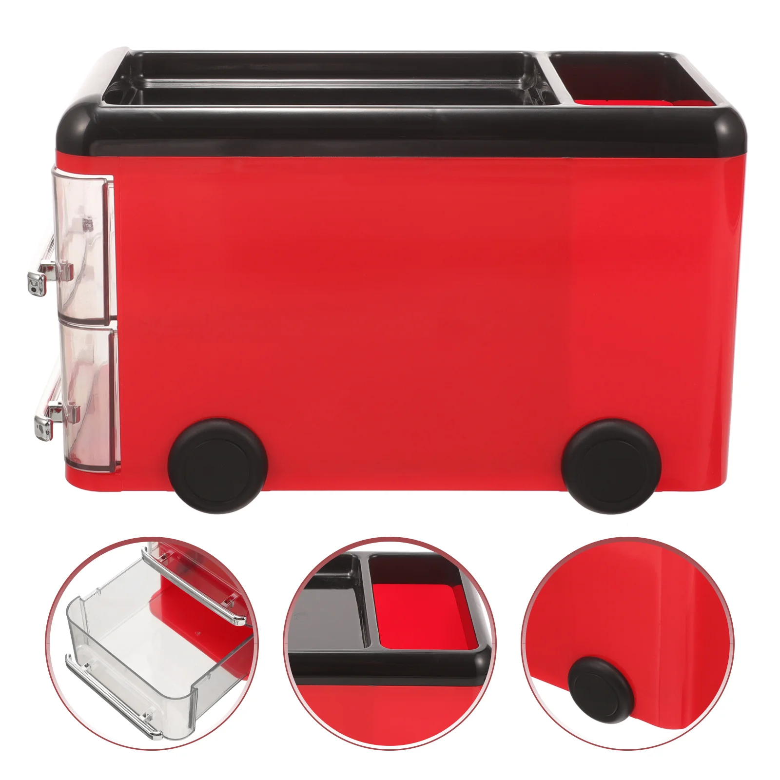 

Cartoon Pen Box Drawer Style Stationery Box Desktop Pen Storage Box for Home