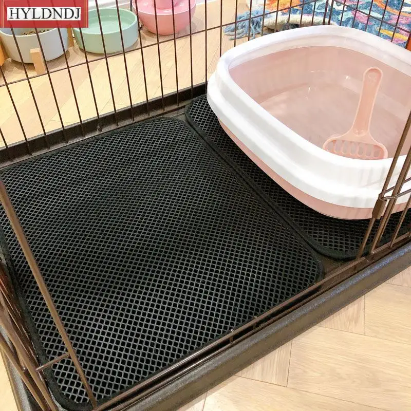 

Litter Mat Double Layer Litter Cat Bed Pads Trapping Pets Litter Box Mat Pet Product Bed for Cats House Clean Mat Pet Cat