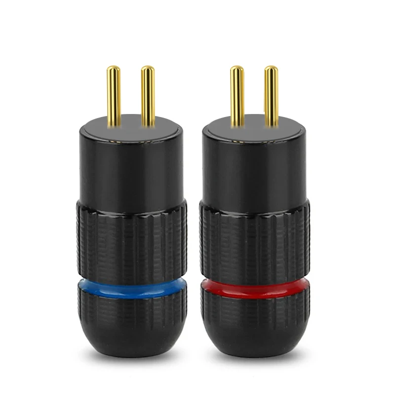 

QYFANG плоская головка из чистой меди 5 maijin 0,78 штекер UM3X W4R UE18 0,78 мм металлический штекер