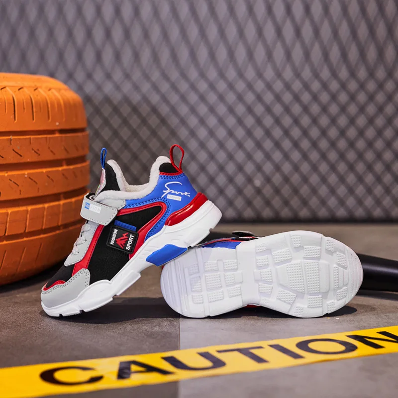 

Shoes For Children Habi Bear Children's 2021 Winter New Youth Sports Fashion Ermin Boys' Are Issued In Stock