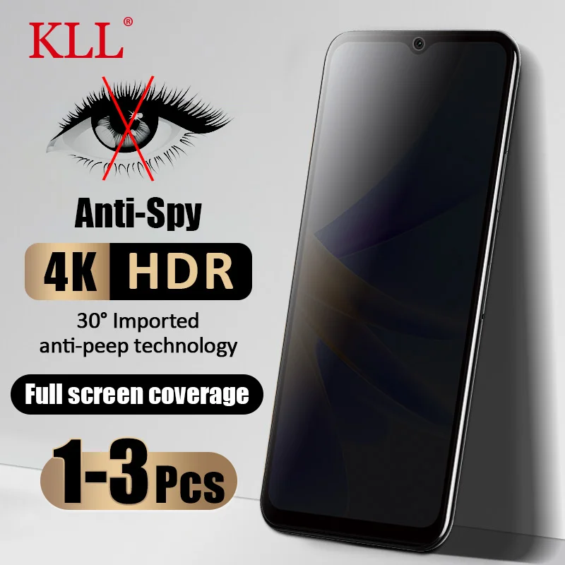 

Anti-spy Privacy Glass for OPPO A17 A54 A74 A94 A96 A57 A77 A16 Screen Protector for Realme 7 Pro Q3S C33 C35 C31 GT Neo 3T GT5