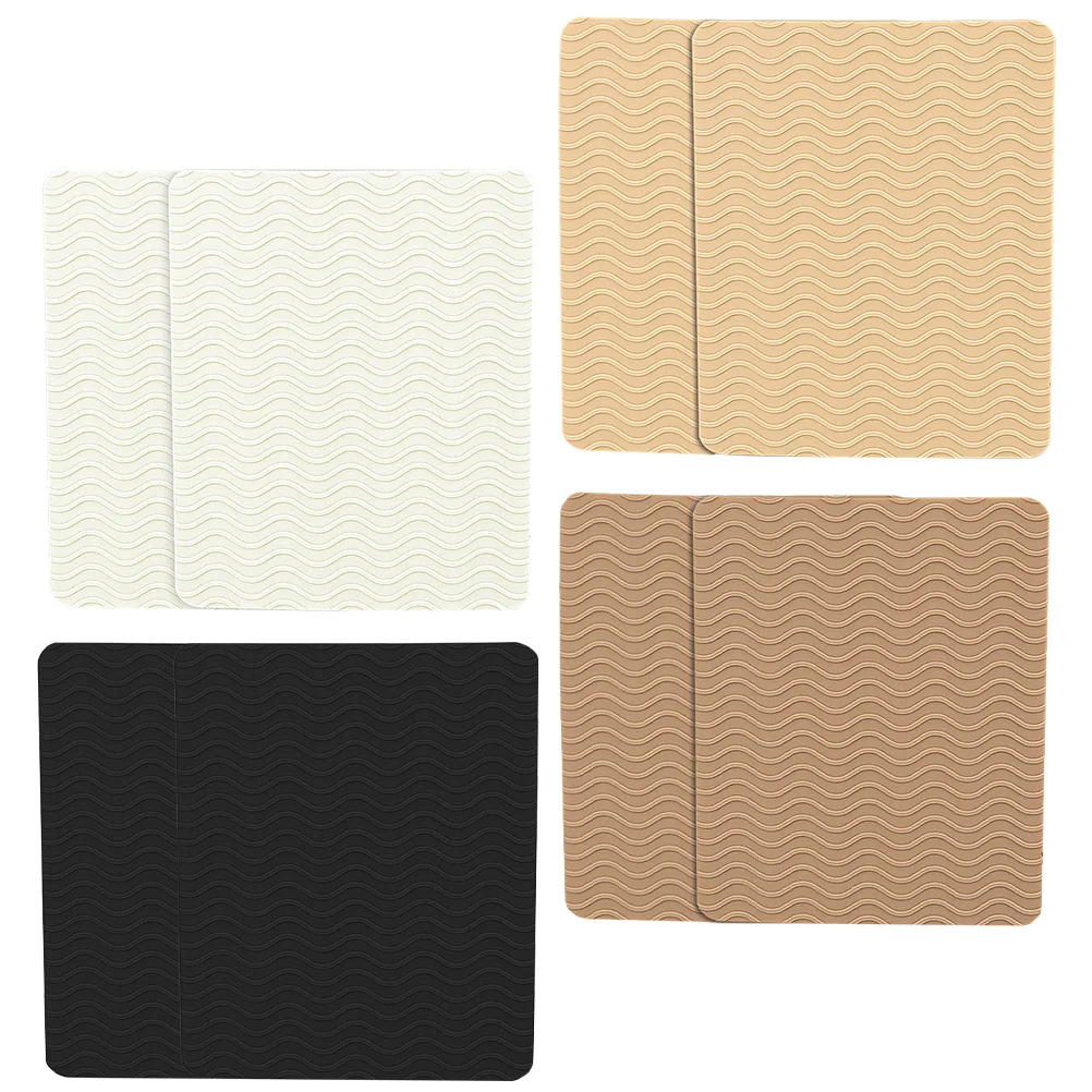 

8 Sheets High Heels Sole Pads Shoe Non-slip Bottom Adhesive Sticker Water Ripple Shoes Cushion Grips