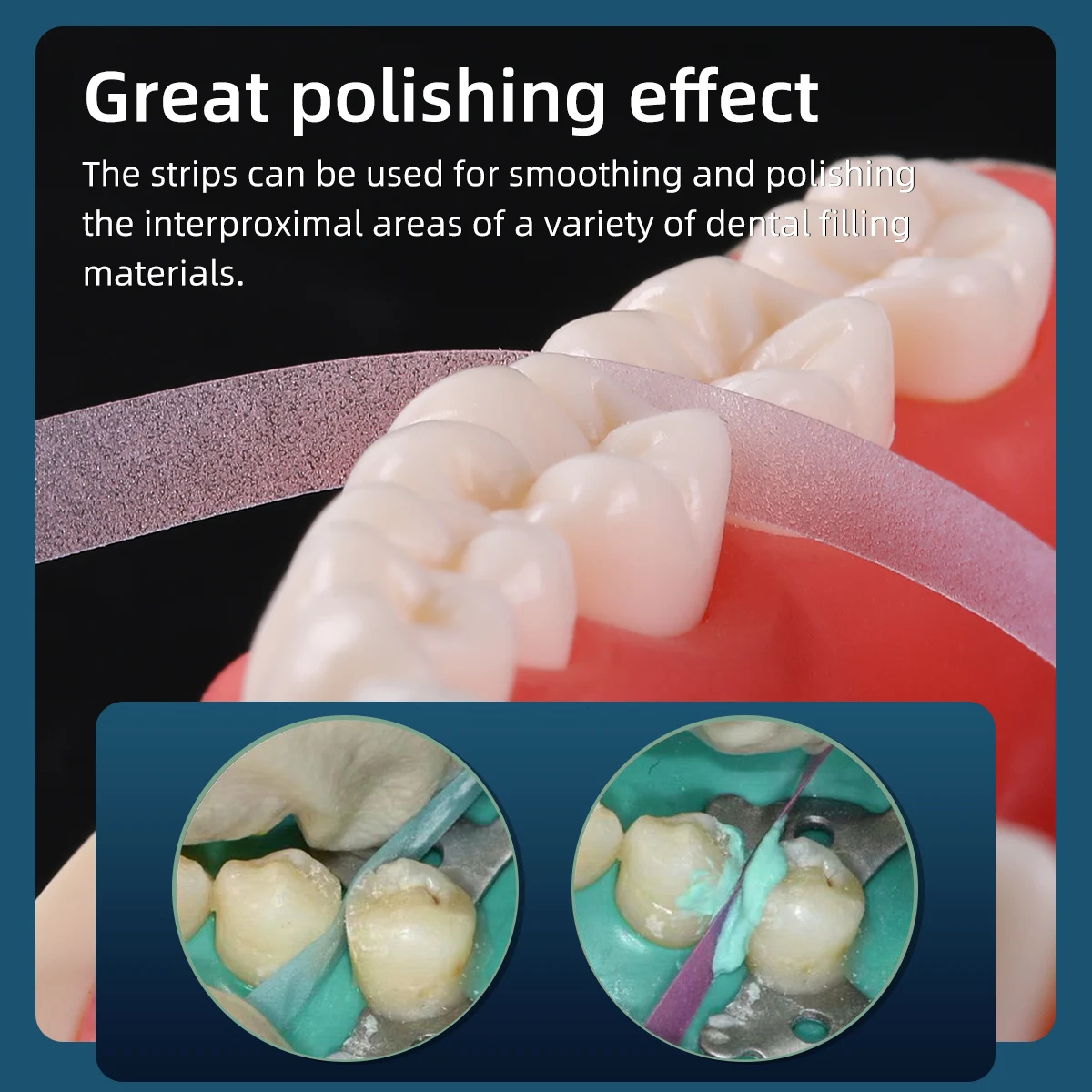 Полоска полировальная Стоматологическая 6 х4 мм 1 рулон