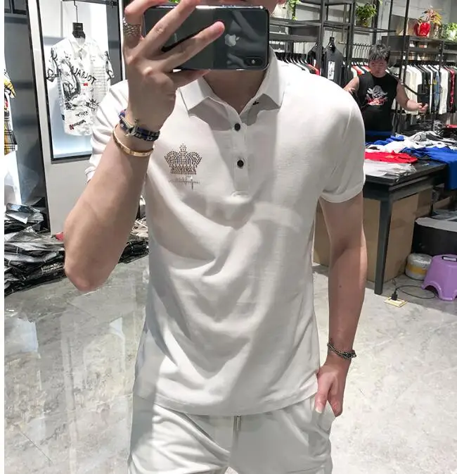 Borun brand Hot Drill polo shirts Men  brand designer hip hop cotton (art.: 3920cc5ddff7d) - 3920cc5ddff7d