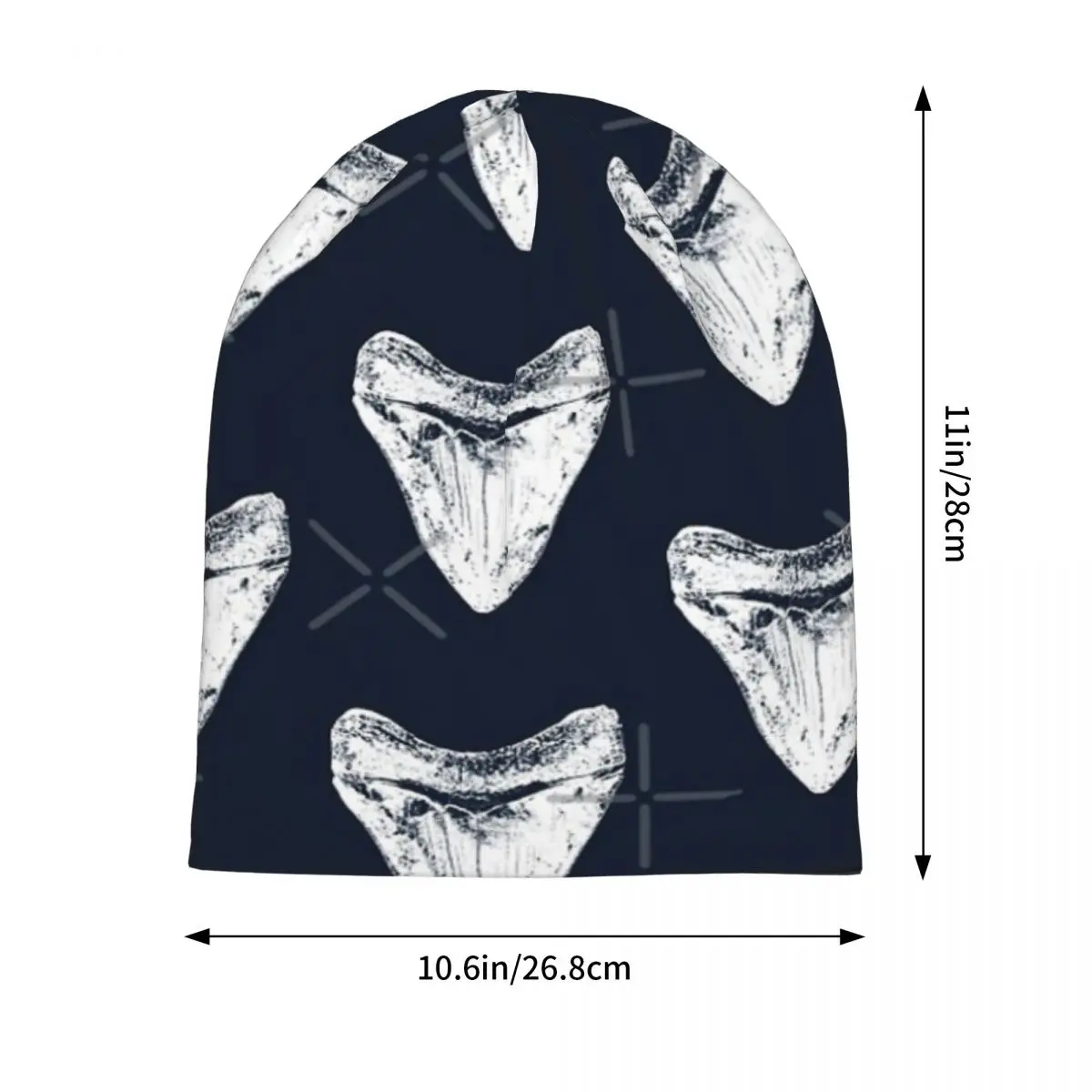 Шапка Megalodon Shark Tooth 2 мужская шапка s для мужчин зимняя девочек облегающие шапки