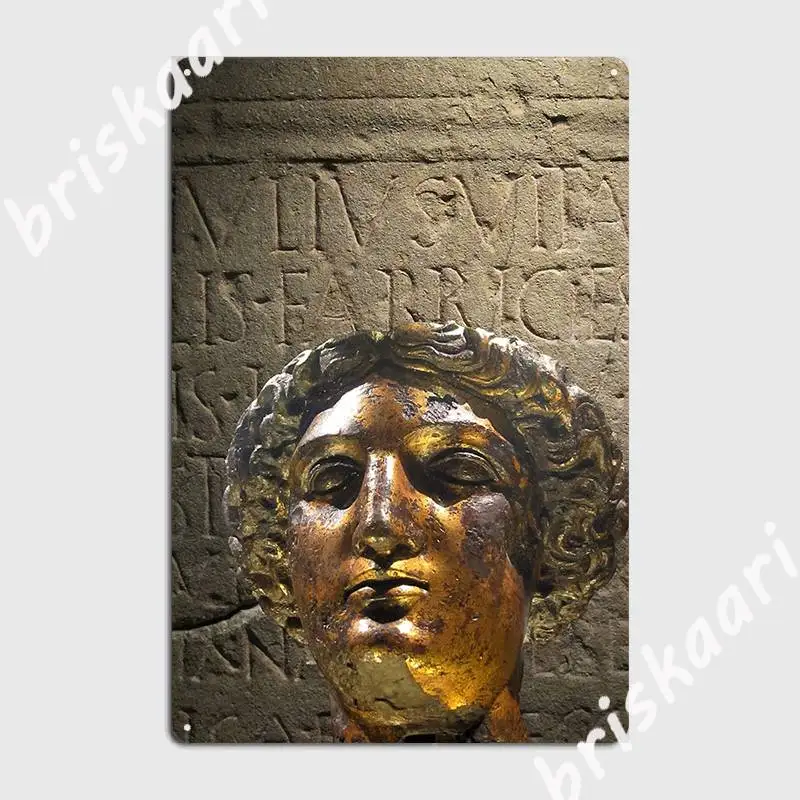 Плакат с изображением зулиса Минервы римских ванн Великобритании металлическая