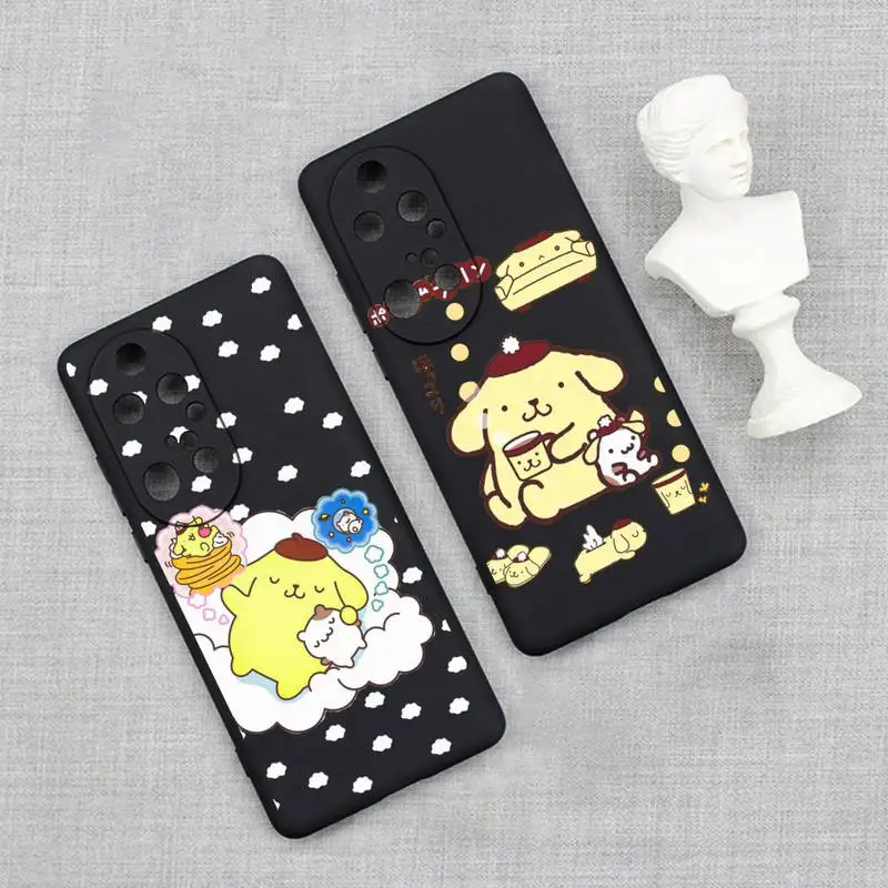 

Sanrio Pudding Dog Phone Case For Huawei P20 P30 P40 P50 Lite E P Mate 50 40 30 20 Pro Soft Cover