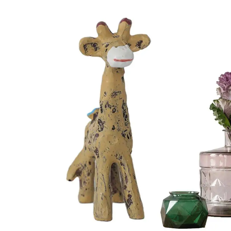 

Desktop Resin Animals Toys Mini Resin Figures Portable Fairy Garden Moss Landscape Ornaments For Bonsai Dollhouse Plant Pots