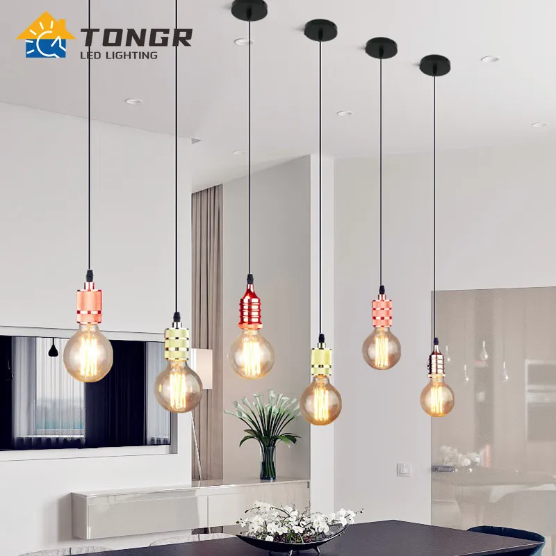 

E27 Vintage Retro Antique Edison Ceramic Screw Bulb Base 220V Lamp Base Hang Socket Lamp Base Pendant Light Fitting with Wire