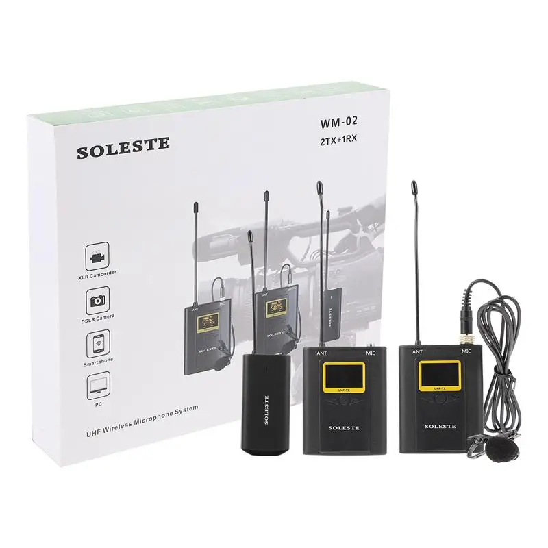 

Wireless Recording Microphones Clip-on Microphones Interview Microphones