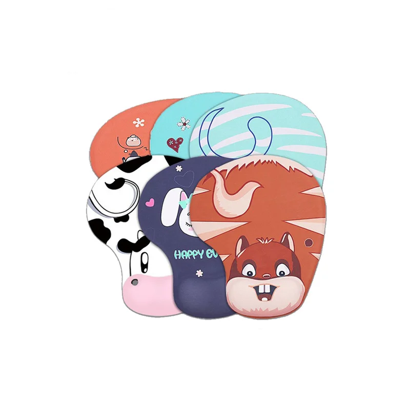 

Cartoon Mouse Pad Wrist Pad Cute Girl Silicone Home Computer Office Small Wrist Pad Hand Pad Gamer Accessories