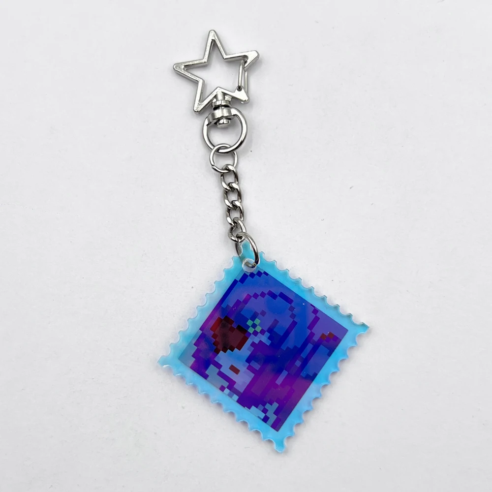 Игра Needy Girl Overdose KAnge Rain брелок из сплава для косплея лазерный кулон ключей милый