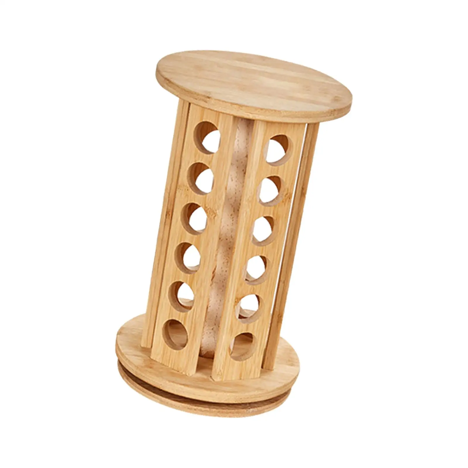 

Многослойный держатель для эфирных масел, поворотная полка-органайзер, дисплей, прочный деревянный держатель для хранения, рабочего стола, ...