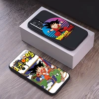 dragon ball cartoon phone case for xiaomi redmi 9 9t 9i 9at 9a 9c 10s 10t 10 pro max 5g silicone cover black liquid silicon