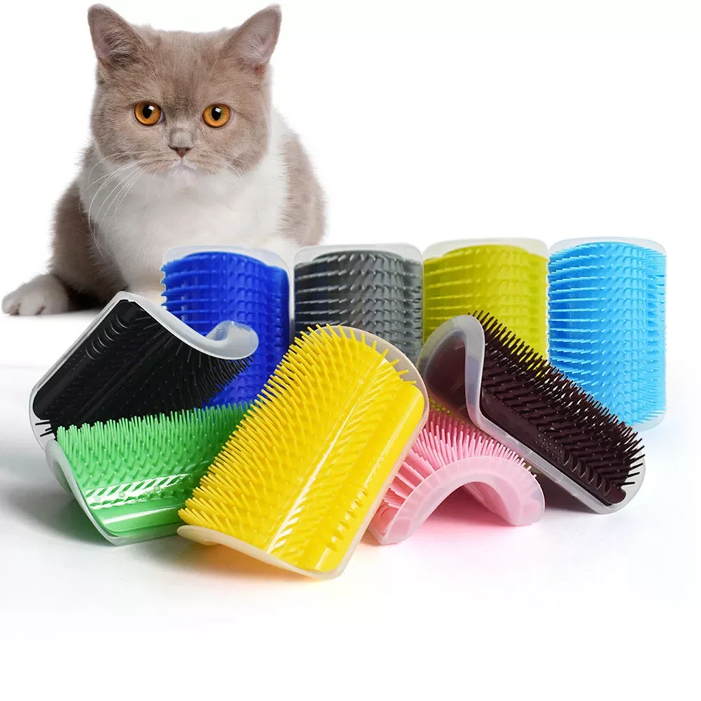 

Pet Comb Removable Cats Brush Corner Cat Massage Self Groomer Comb Brush Cat Product Comb for Pets Cat Accessories