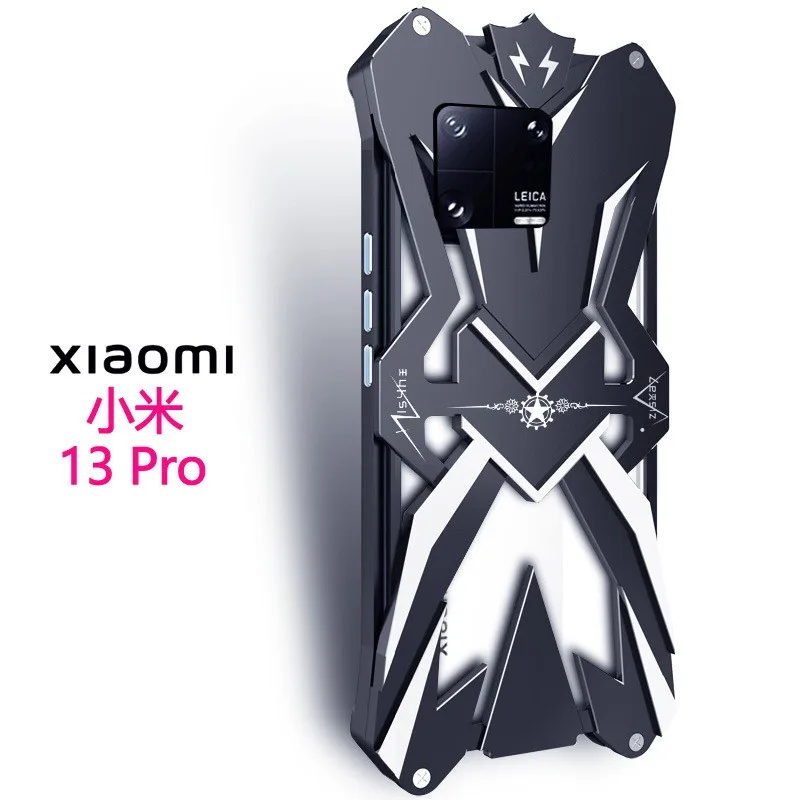 

Original Zimon Luxury Thor Heavy Duty Armor Metal Aluminum Mobile Phone Cases For Xiaomi MI 13 11Ultra Pro Cover Case