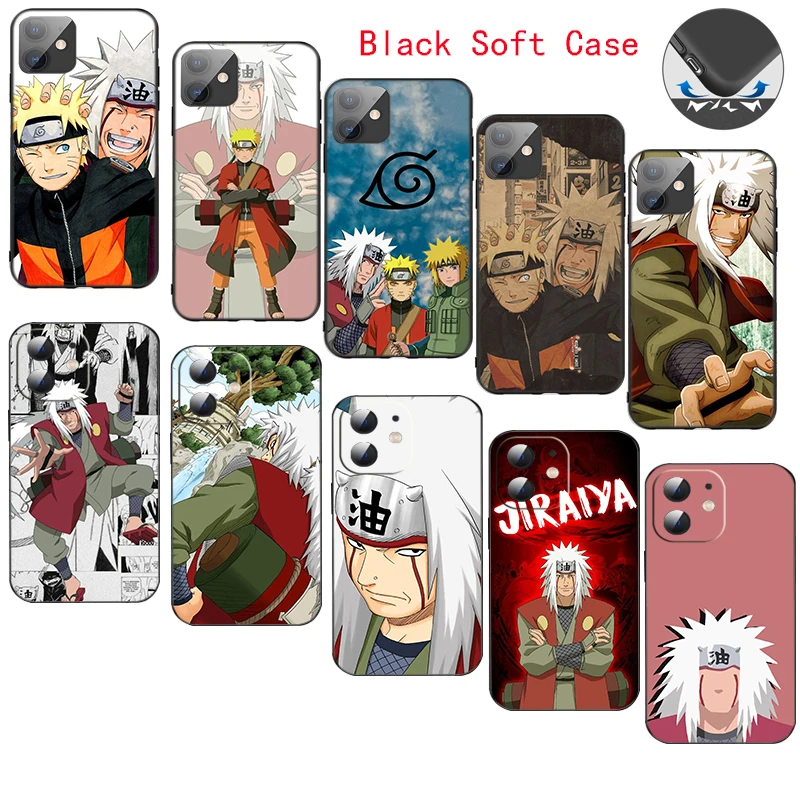 RS2 Anime Jiraiya N-Narut Soft Silicone Case for iPhone11 12 13 14 Pro Max Plus Mini Cover