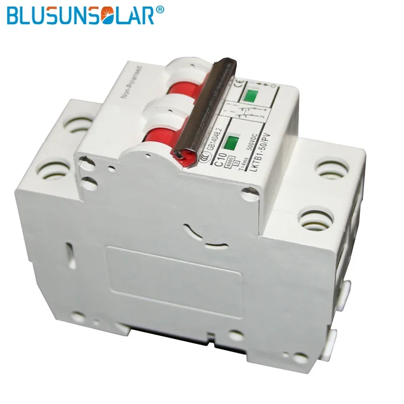 Автоматический выключатель 2P постоянного тока MCB 6A 10A 16A 20A 25A 32A 50A Монтаж на