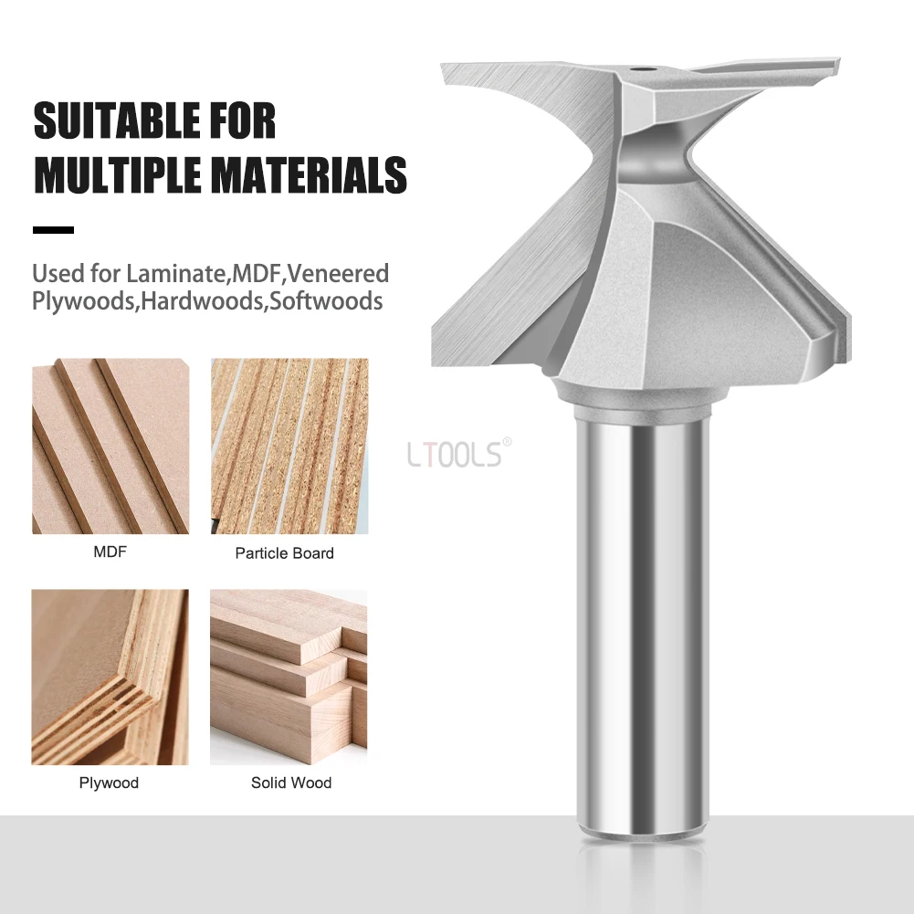 Фрезы для деревянных дверей и стен шкафов хвостовик 1/2 дюйма 12 мм сплав R18 R30