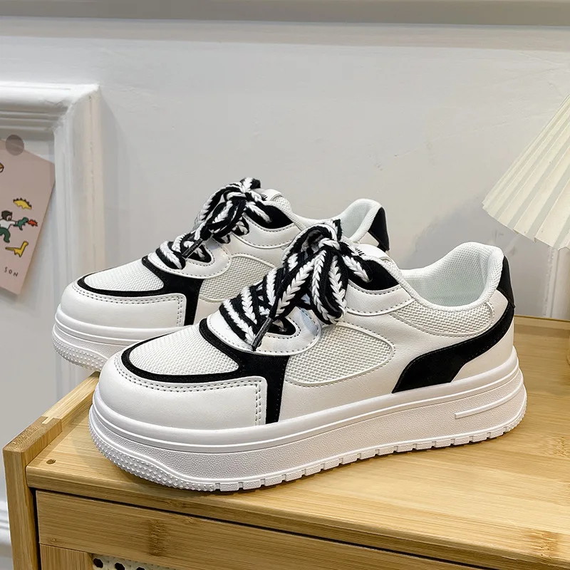 

The Latest Style of Women's Shoes 2023 Spring New Sports Shoes Breathable White Shoes All-match Casual Shoes Women's Flat Shoes
