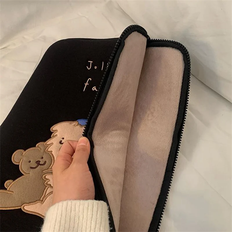 Cute Cartoon Laptop Tablet Inner Case Bag for Ipad Pro 10.5 11 12.9 Air 1 2 3 4 Sleeve Pouch for Macbook Ipad 9.7 10.2 10.9 Inch images - 6