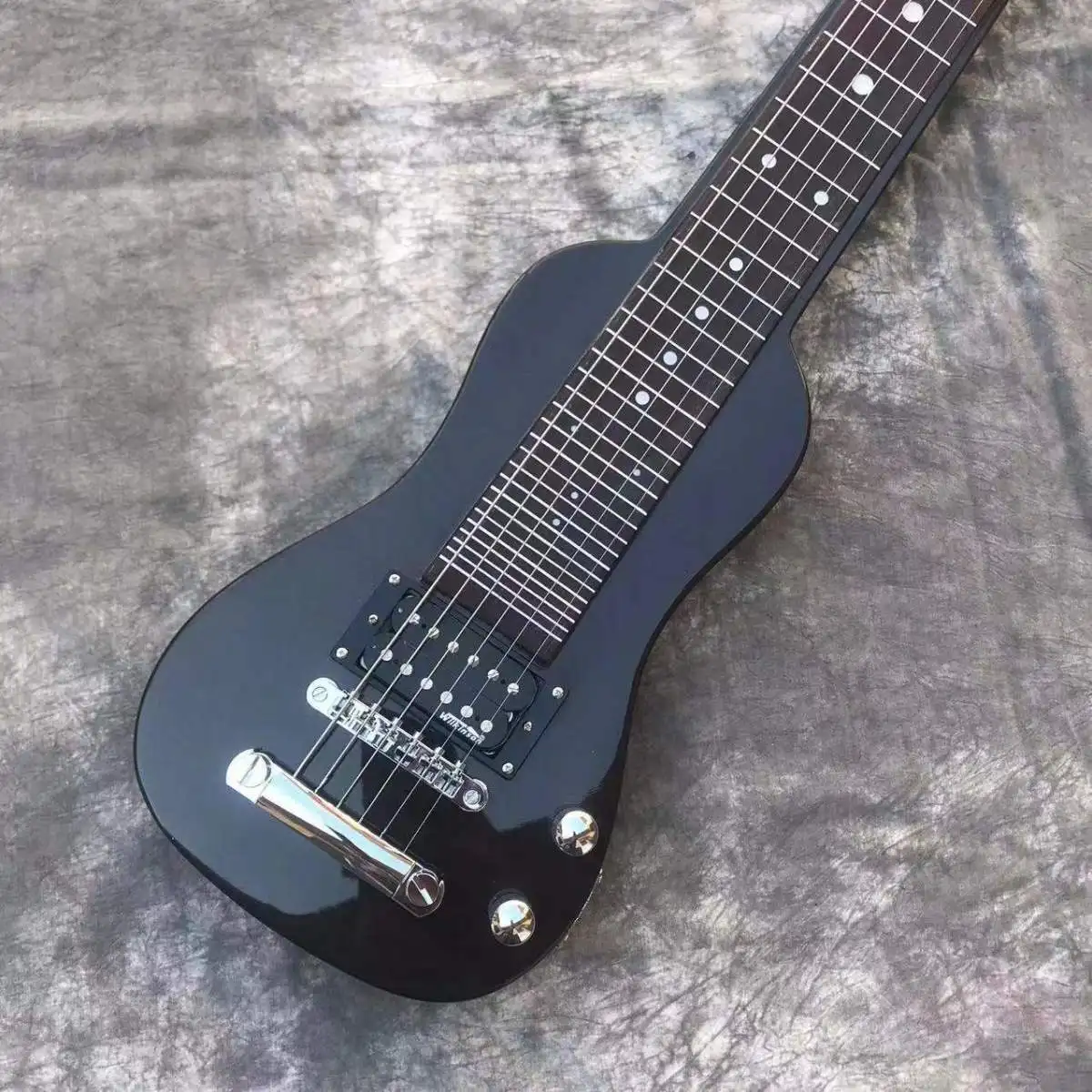 

Hot Sale Factory Six-string Hawaiian Slide Electric Guitar Metal Copper Nut