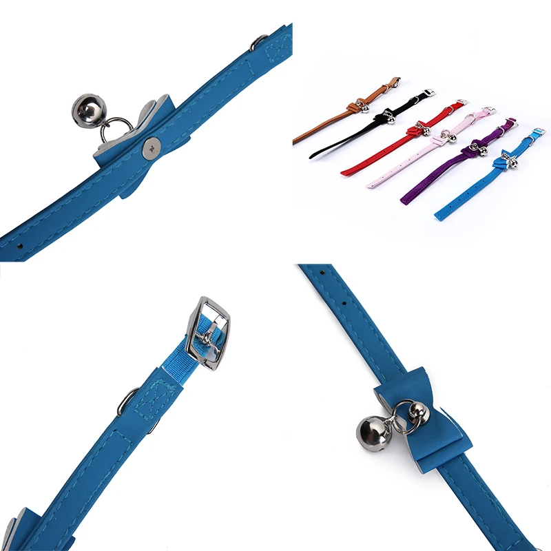 Эластичный бархатный галстук-бабочка для кошек 6 цветов |