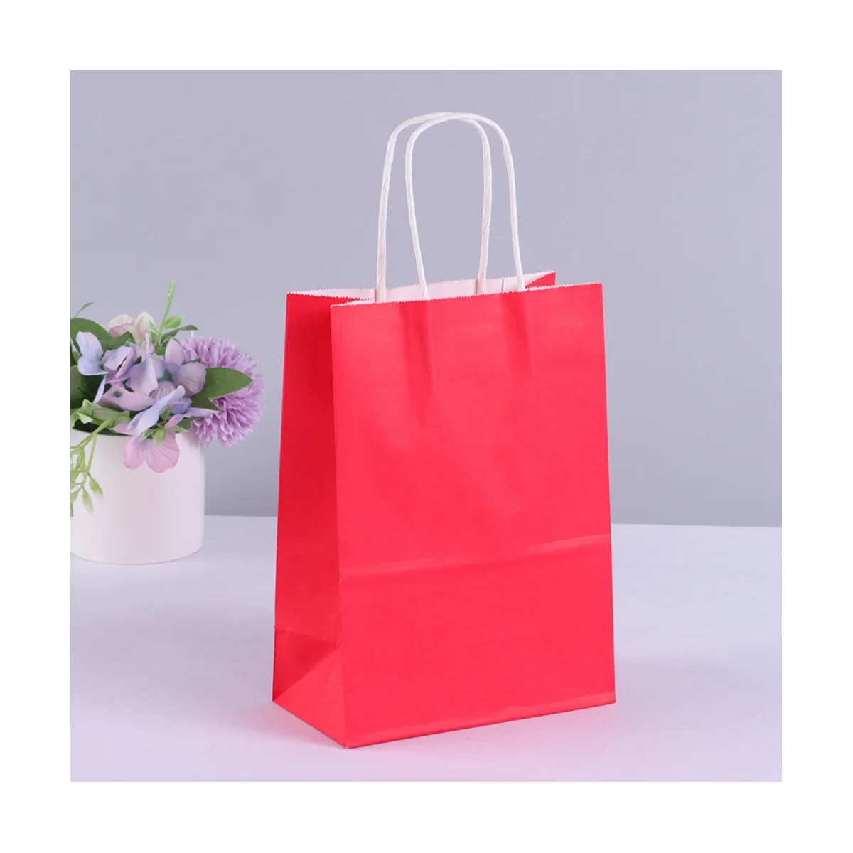 

24PCS Paper Gift Bags with Handles 12 Assorted Rainbow Colors Party Bags Kraft Paper Bags for Wedding Brithday Parties